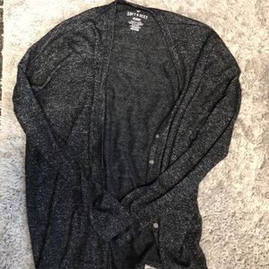 american eagle plush cardigan